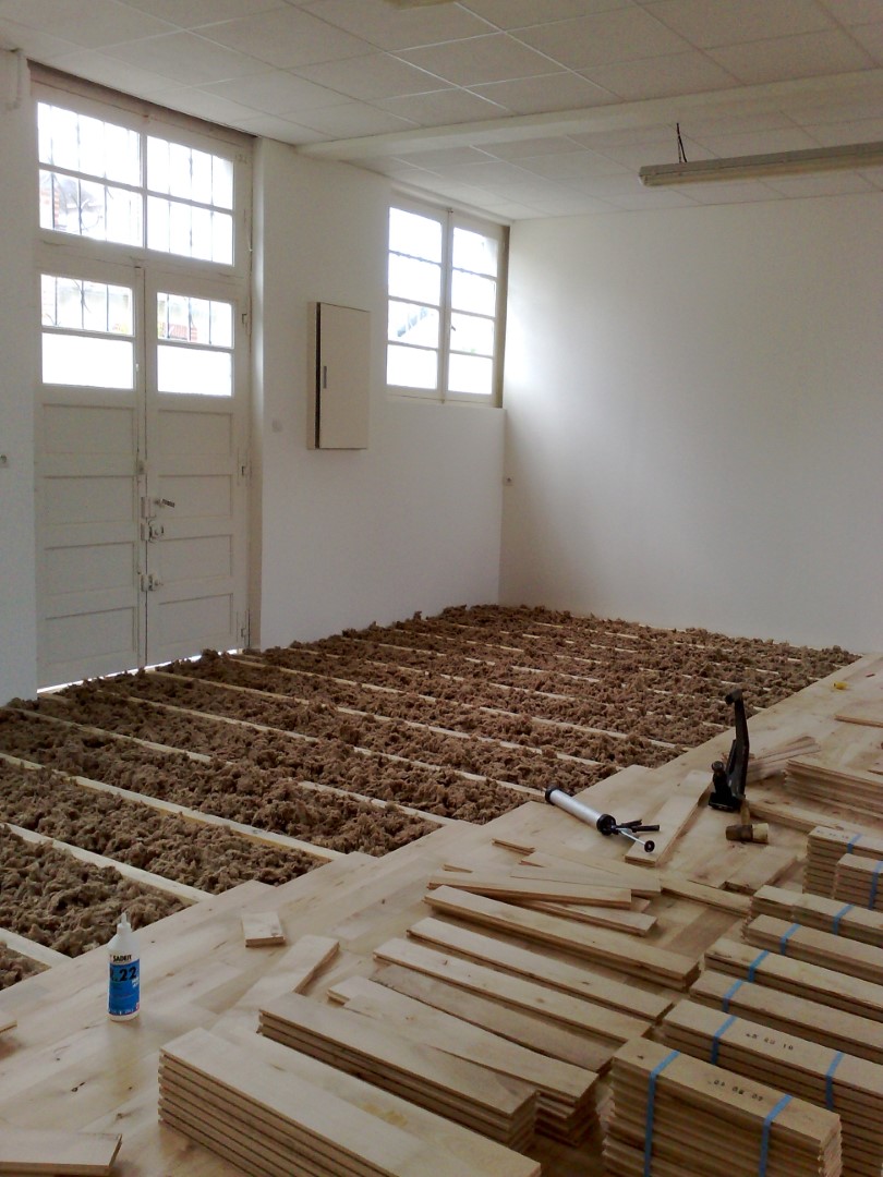 pose de parquet stratifié